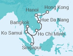 Itinerario del Crucero desde Singapur a Hong Kong (China) - Celebrity Cruises