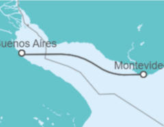 Itinerario del Crucero Argentina - Costa Cruceros