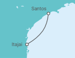 Itinerario del Crucero Brasil - Costa Cruceros