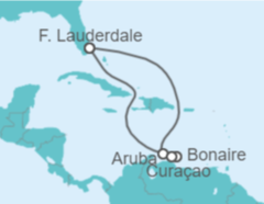 Itinerario del Crucero Aruba, Bonaire, San Eustaquio y Saba, Curaçao - Princess Cruises