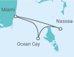 Itinerario del Crucero Bahamas, USA - MSC Cruceros
