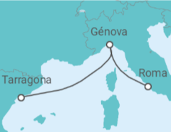 Itinerario del Crucero Italia - MSC Cruceros