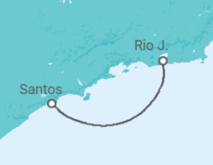 Itinerario del Crucero Brasil - MSC Cruceros