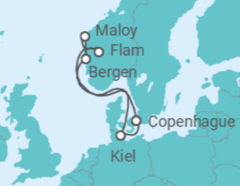 Itinerario del Crucero Dinamarca, Noruega - Costa Cruceros