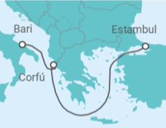 Itinerario del Crucero Grecia - MSC Cruceros