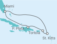 Itinerario del Crucero Islas Vírgenes - Reino Unido, San Cristóbal Y Nieves TI - Celebrity Cruises