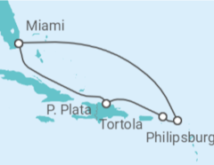 Itinerario del Crucero Islas Vírgenes - Reino Unido, Saint Maarten TI - Celebrity Cruises