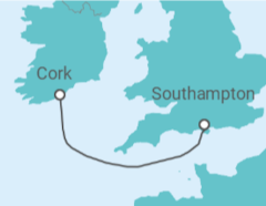 Itinerario del Crucero Irlanda - MSC Cruceros