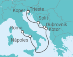 Itinerario del Crucero Eslovenia, Croacia, Montenegro, Italia - Royal Caribbean