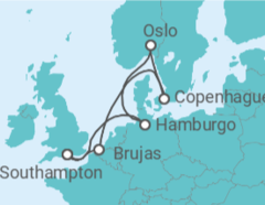Itinerario del Crucero Bélgica, Dinamarca, Noruega, Alemania - Royal Caribbean