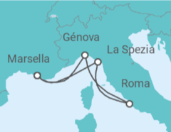 Itinerario del Crucero Italia - MSC Cruceros
