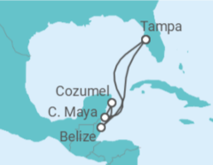 Itinerario del Crucero Alaska - Cunard