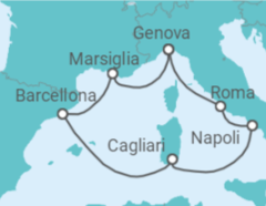 Itinerario del Crucero desde Seattle (EE.UU.)  a Miami (Florida) - Cunard