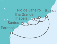 Itinerario del Crucero Brasil - MSC Cruceros