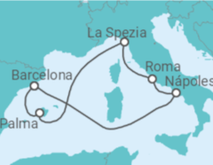 Itinerario del Crucero Italia, Francia - Costa Cruceros