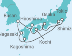 Itinerario del Crucero Japón, Corea Del Sur - Celebrity Cruises