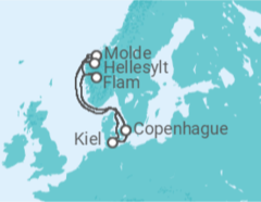 Itinerario del Crucero Dinamarca, Noruega - MSC Cruceros