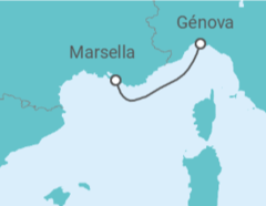 Itinerario del Crucero Francia - MSC Cruceros