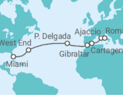 Itinerario del Crucero Portugal, Gibraltar, España, Francia - Princess Cruises