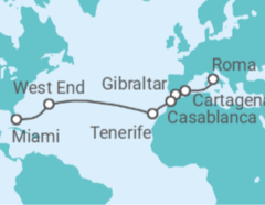 Itinerario del Crucero España, Gibraltar, Marruecos - Princess Cruises