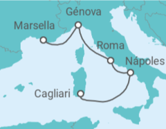 Itinerario del Crucero Italia - Costa Cruceros