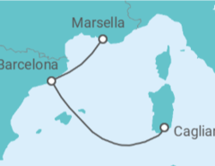 Itinerario del Crucero España - Costa Cruceros