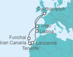 Itinerario del Crucero Islas Canarias - MSC Cruceros