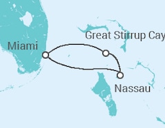 Itinerario del Crucero Bahamas - Norwegian Cruise Line