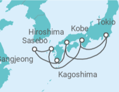 Itinerario del Crucero Japón - MSC Cruceros