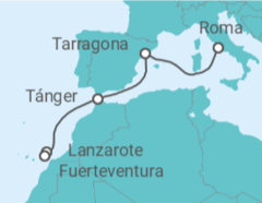 Itinerario del Crucero España, Marruecos - MSC Cruceros