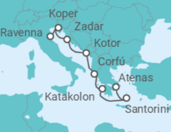 Itinerario del Crucero Grecia, Montenegro, Eslovenia - Norwegian Cruise Line