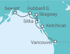 Itinerario del Crucero Alaska - Royal Caribbean