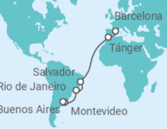 Itinerario del Crucero Marruecos, Brasil, Uruguay TI - Celebrity Cruises