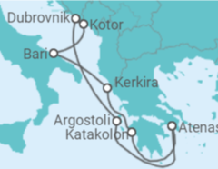 Itinerario del Crucero Grecia, Croacia, Montenegro, Italia - Celestyal Cruises