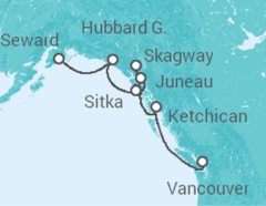 Itinerario del Crucero Alaska - Silversea