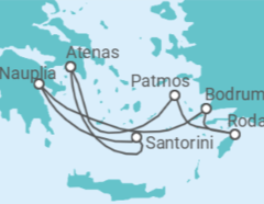 Itinerario del Crucero Grecia, Turquía - Silversea