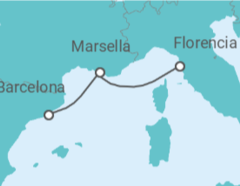 Itinerario del Crucero Francia - MSC Cruceros