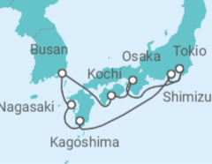 Itinerario del Crucero Japón, Corea Del Sur TI - Celebrity Cruises