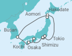 Itinerario del Crucero Japón, Corea Del Sur - Celebrity Cruises
