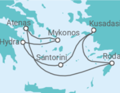 Itinerario del Crucero Grecia, Turquía TI - Celebrity Cruises