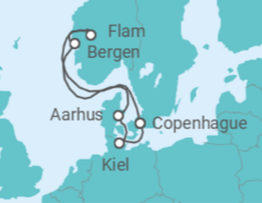 Itinerario del Crucero Noruega, Dinamarca, Alemania - Costa Cruceros
