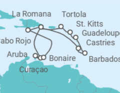 Itinerario del Crucero Caribe Completo - Costa Cruceros