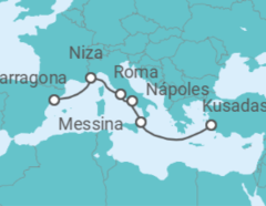 Itinerario del Crucero Italia, Francia, España - Celestyal Cruises
