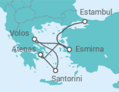 Itinerario del Crucero Turquía, Grecia - Costa Cruceros