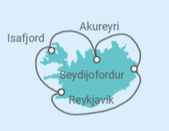 Itinerario del Crucero Islandia - Celebrity Cruises