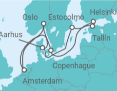 Itinerario del Crucero Noruega, Dinamarca, Suecia, Estonia, Finlandia - Celebrity Cruises