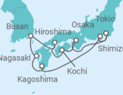 Itinerario del Crucero Japón, Corea Del Sur - Celebrity Cruises