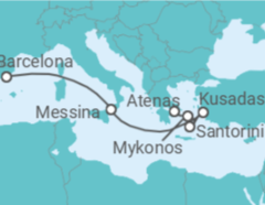 Itinerario del Crucero Grecia, Turquía, Italia - Celebrity Cruises