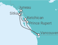 Itinerario del Crucero Alaska - Royal Caribbean