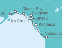 Itinerario del Crucero Alaska - Norwegian Cruise Line